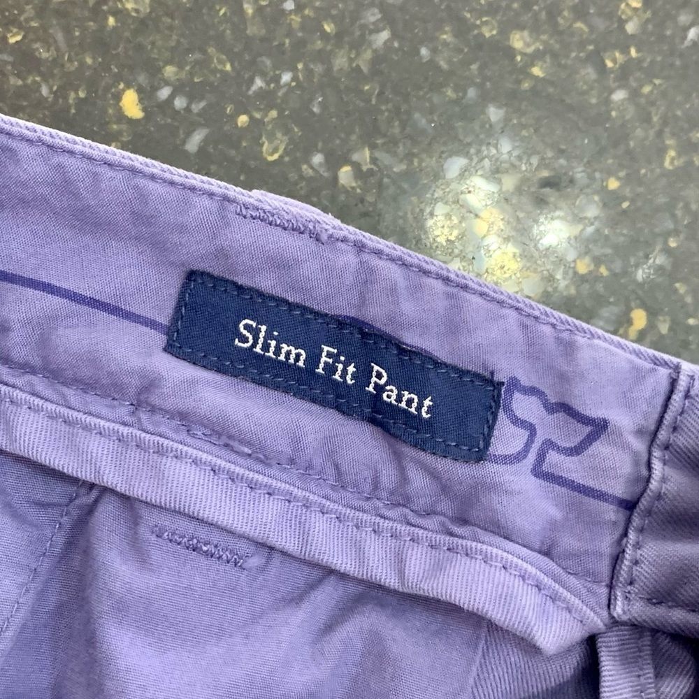 Vineyard Vines Lavender Slim Fit Pants. Size 34 - Picture 7 of 7